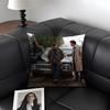 SSupernatural TV Series Cushion Cover Natural Linen Organic Fabric DoubleSided Printing Sofa Home Decor Gift Pillow Case