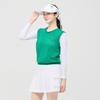 Challenger Women'S Essential Stretch Mesh Round Neck Golf Vest Green