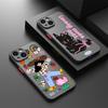 Cartoon Character Cat Case for iPhone 17 Pro Max 16 Plus 14 7 8 SE 15 11 XS XR 13 Mini Air 12 Funda Back Phone Cover