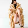 Women's Coats Fall and Winternew Arrivalleopard Printoutwearfashionclassy Coatlongthickened Style