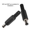 5pcs 2.1mm x 5.5mm Male DC Power Plug Jack Coaxial Connector Adapter