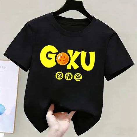 Anime Dragon Ball Cosplay TShirt Cotton Short Sleeve Tops Casual Loose Retro TShirt Unisex Women Kids Family Matching Outfits