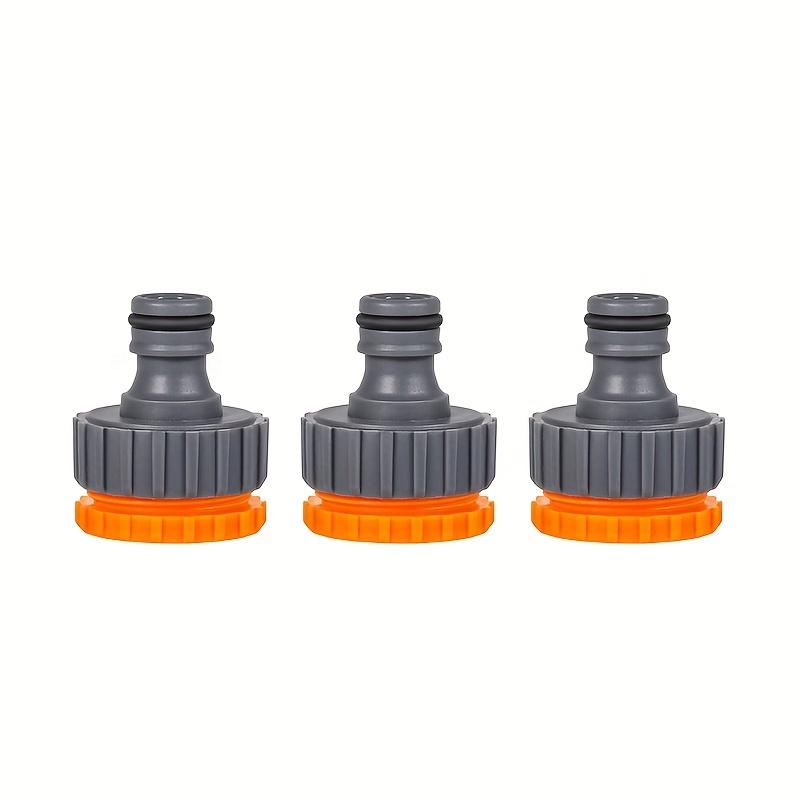 

3/5/10-Pcs Female Thread Tap Adapters - 1/2 & 3/4 Quick Connect Tap Fittings for Garden/Watering Systems