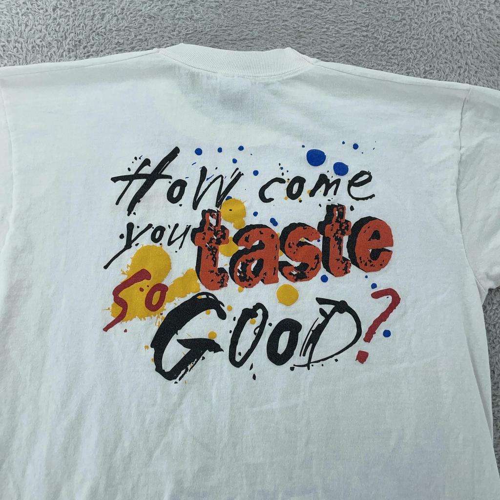 Vintage Kahlua How Come You Taste So Good? Shirt Mens M/L Alcohol Promo Ad 90s