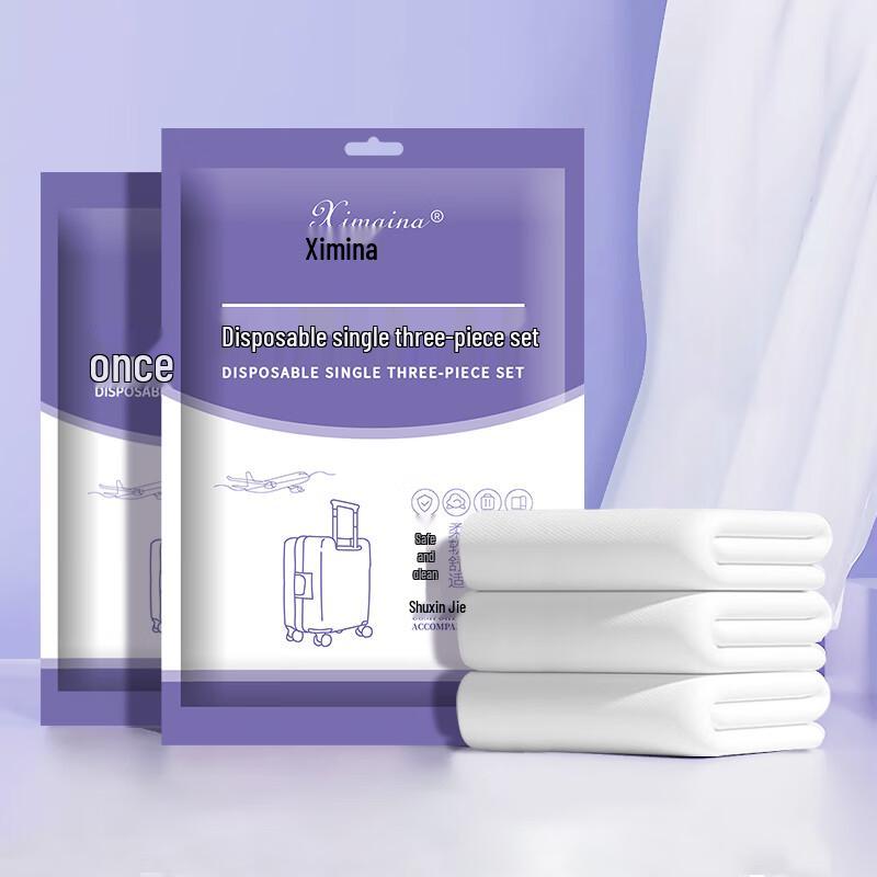 Disposable Single Bed Travel Hygiene Kit (3 Sets) Single