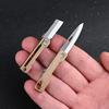Portable Brass Mini Knife EDC Keychain Folding Knife Letter Unboxing Knife Outdoor Camping Multi-tool For Men Gift