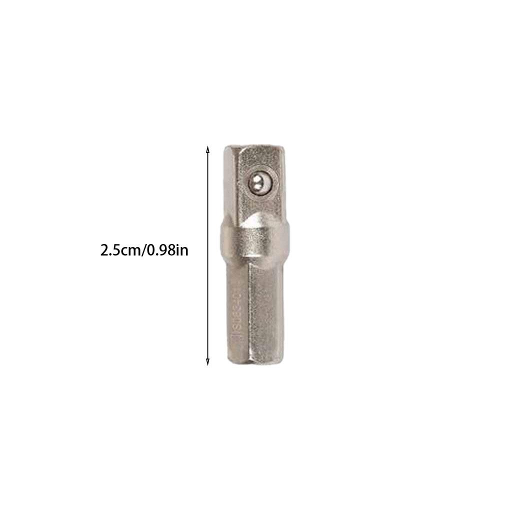 10 Stück Schlagnuss-Adapter Tragbar Abnehmbar Sechskant 1/4 Zoll Ratsche Schraubenschlüssel Adapter Konverter Zubehör