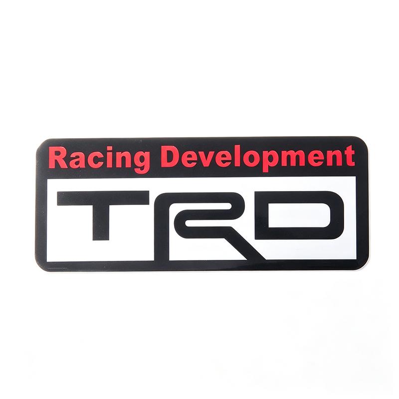 Car Aluminum Emblem Badge Supercharged Styling Decal Sticker For Toyota Hilux Aygo Yaris Ractis Corolla Camry CHR Auris Tacoma
