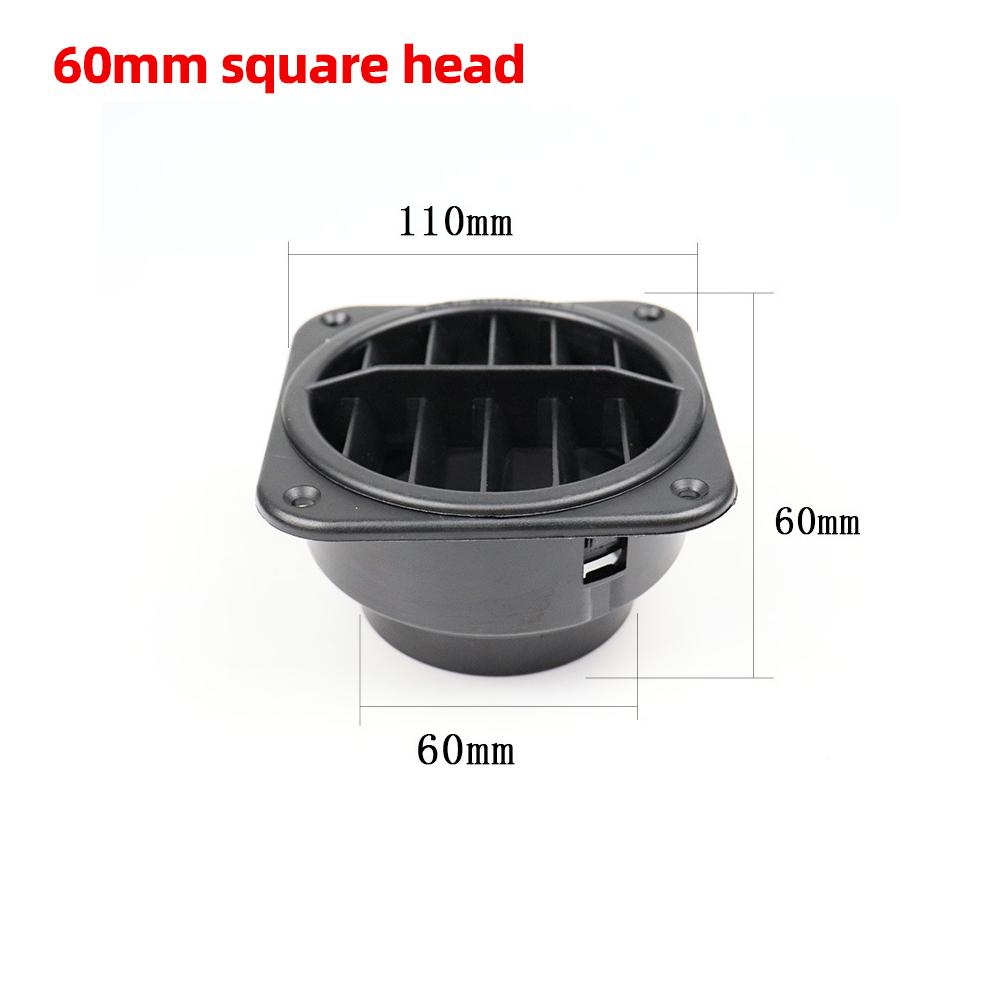 42/60/75/90mm Parking Diesel Heater Air Circulation Valves Auto Heater Ducting Warm Air Vent For Eberspacher Webasto