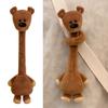 Multicolor Long Neck Animal Plush Toy Piggy Cat Chicken Bear Plush Doll Hanging Doll  Bag Pendant