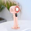 New High Speed Powerful Fan Usb Smart Display Mini Handheld Fan Portable Rechargeable Turbo Small Fan Pocket Desktop Small Electric Fan