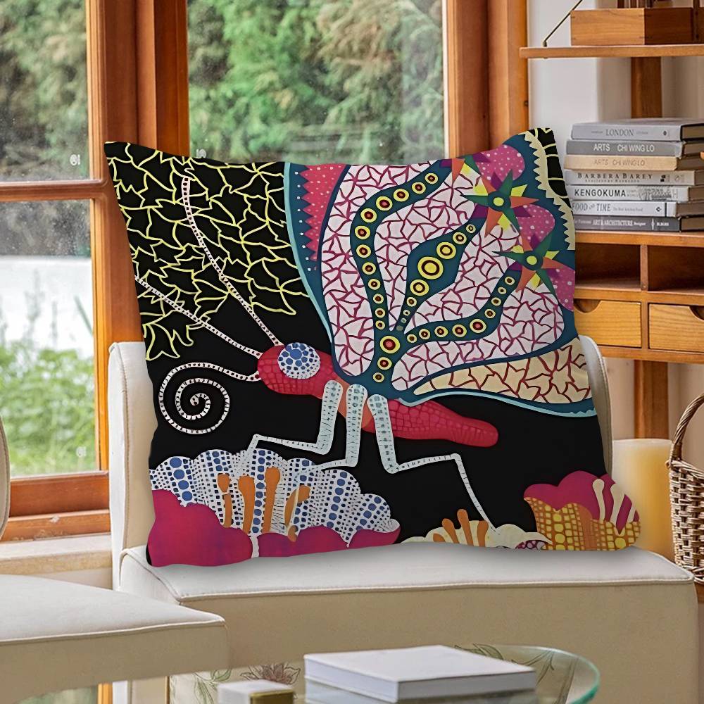 Beliebte Kunst YYayoi KusamaS Kissenbezug Kissenbezug Polsterung Sofa Wurfkissen Heimdekoration Kissenbezug