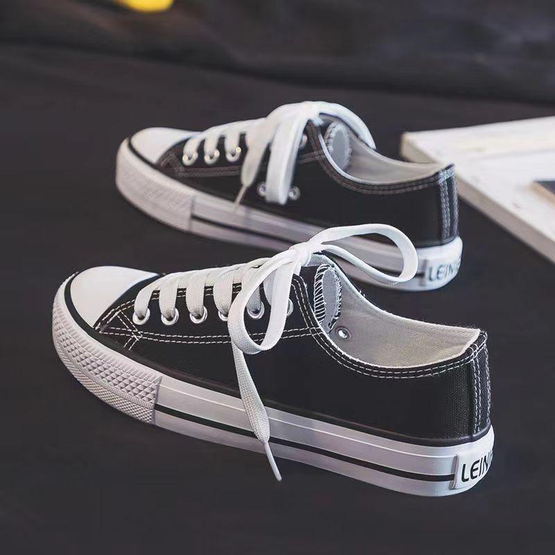 

Женские парусиновые кроссовки Comfort Low Help Вулканизированная обувь для ходьбы Женская плоская повседневная обувь с высокой шнуровкой Спортивная обувь 35