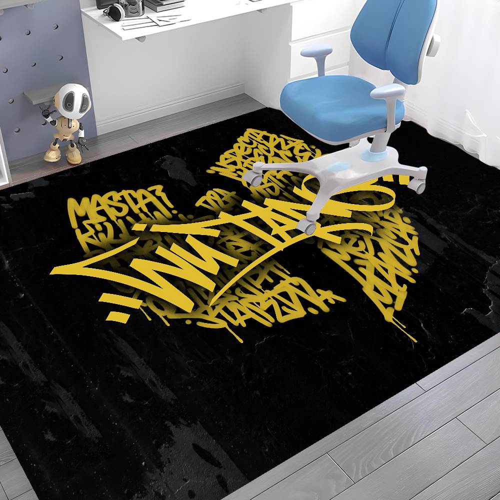 WU-T--TANG CLAN Tappetino d'ingresso per Band Tappetino d'ingresso Antiscivolo per Stanza dei Bambini Camera da Letto Balcone Tappetino d'ingresso per Soggiorno Tappeto