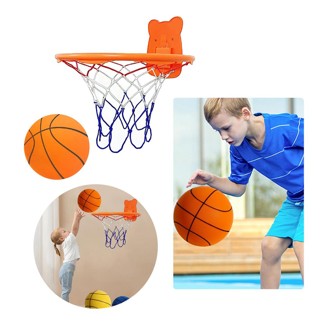 Kids Basketballs Hoop and Net Kits, Wall Mounted Children Home Basketballs Hoop Bedroom Kids Indoor Outdoor Sports Toy