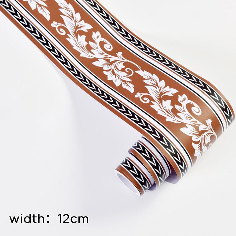 10M PVC Wodoodporna Talia Linia Samoprzylepna Cokół Talia Linia Tapeta Dekoracja Salonu Winylowa Granica Ścienna Naklejki Ścienne