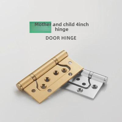 Haoti 4-Zoll Edelstahl Mutter-und-Kind-Scharnier für Holztüren