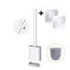 Revolutionary Silicone Flex Toilet Brush With Holder