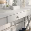 Mesa Consola Mesa de Entrada Con 1 Cajón + 1 Estante Dim. 100L X 30A X 81A Cm En Madera Blanco