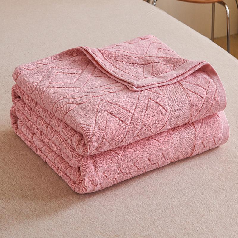 Vintage Baumwoll-Handtuchdecken für Betten Sommer Frottee-Handtuchdecke Sofabezug Bettwäsche Bettbezug für Bett Decken zum Überwerfen