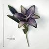 Artificial Plants Ornament Premium Lily Artificial Flower Living Room TV Cabinet Dining Table Vase Flower Arrangement Decoration