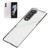 Cover Posteriore in Vetro Trasparente per Cellulare Sostitutiva per     Fold 3 5G F926 con Supporto per Telefono e Foro per Obiettivo Fotocamera