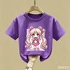Maglietta Sailor Moon Bambini Ragazza Ragazzo Vestiti Estivi Neonato Cotone Magliette Stampa Manica Corta Top Bambini Toddler Anime Magliette Regalo