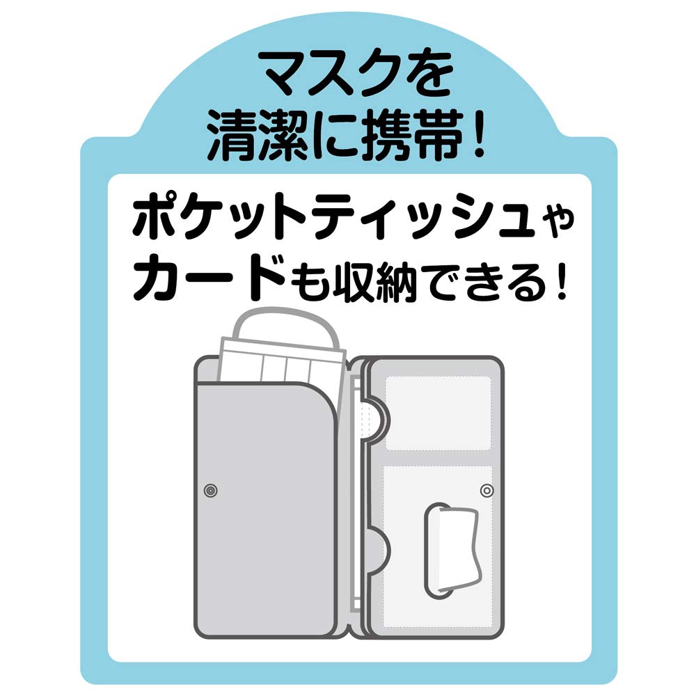Skater Mask Small Pocket Tissue Doraemon Secret Sanrio Case, Item, Card, Storage, Gadgets, MKC1-A