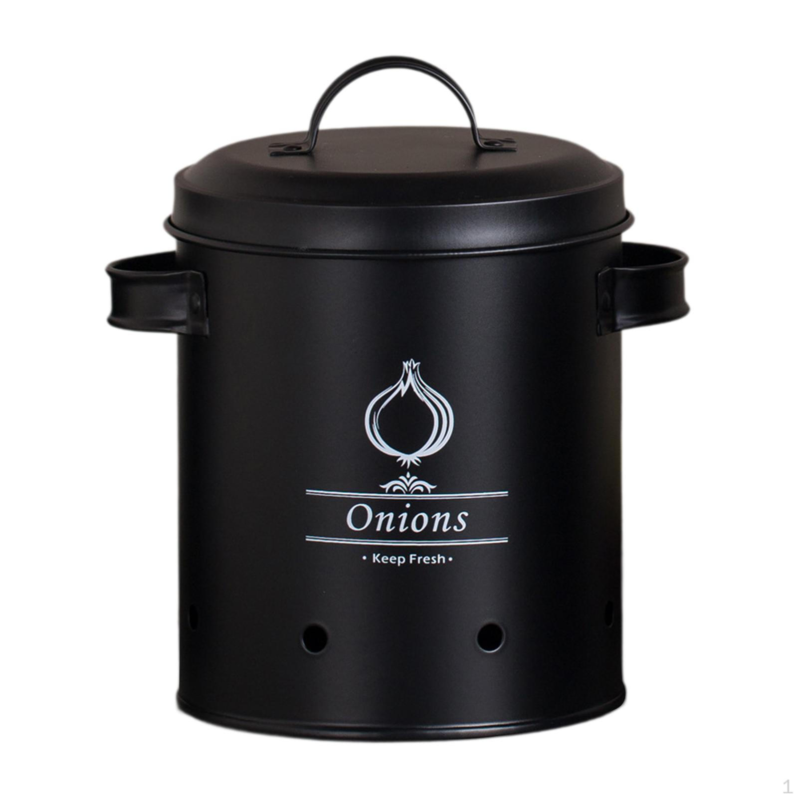 

Жестяная банка для хранения овощей на кухне, контейнер для овощей Fresh Keeper с крышкой