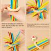 Early Education Wooden 3-in-1 Stick Game Color Cognition Parent-Child Board Game Concentration Balance ToyToy MHWJ-MMM0078