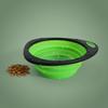 Food Grade Collapsible Pet Bowl Foldable Portable Water and Food Dish with Anti Slip Base for Travel Camping Dogs Cats