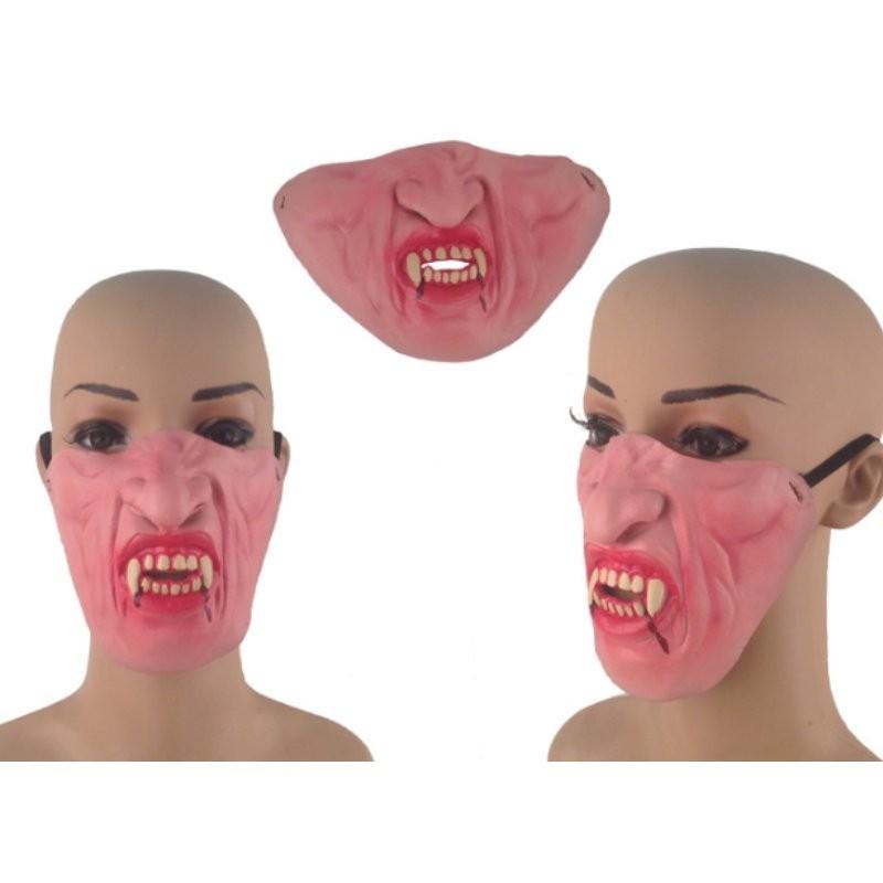 Hilarious Halloween Half Face Mask With Comical Pig Nose For Costume Fun