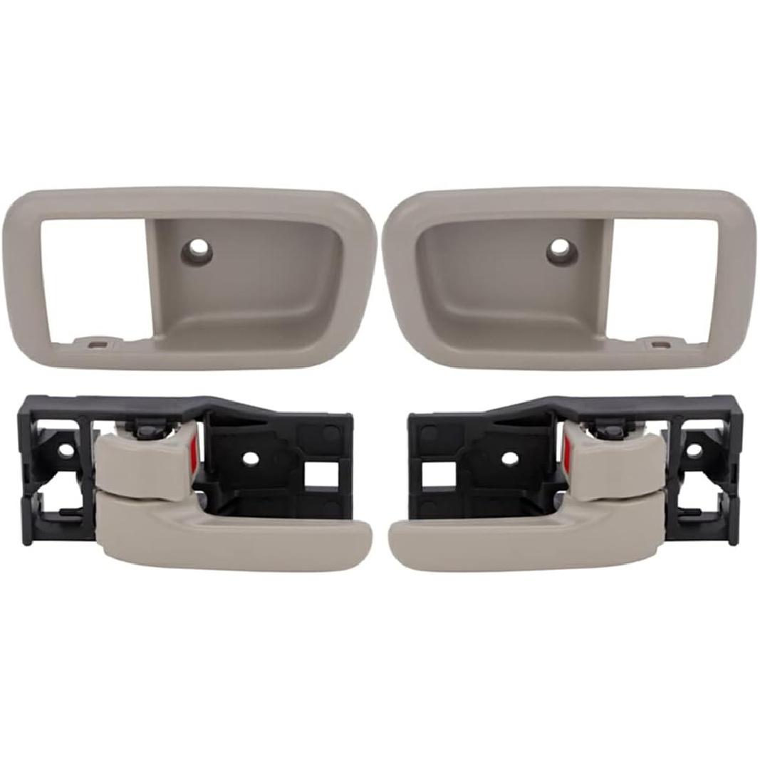 

SCITOO Door Handles Front Interior Driver Left Passenger Right Side Gray Compatible with 2000-2006 for Toyota for Tundra, 4pcs