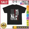 Womens Distressed USA Flag Promoted To Mema Vintage T Shirt Men Women Fashion