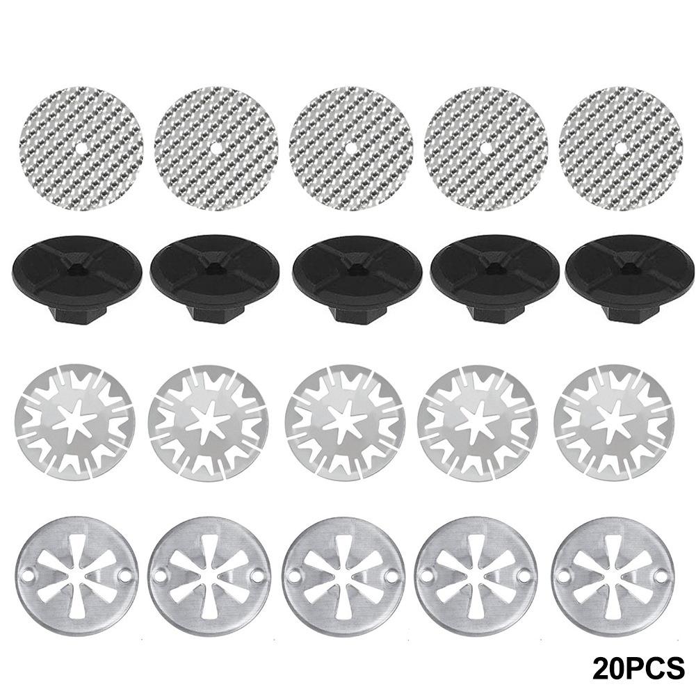 36/20PCS Automobile Heat Insulation Board Repair Kit Heat Shield Washer Attachment Repair Kit Tighten Gasket Tool Parts