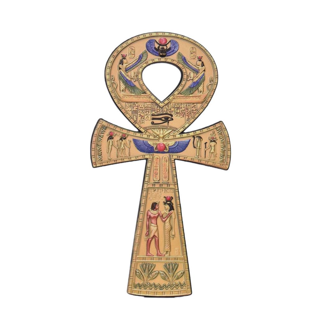 Ancient Egypt Ankh Ansata Cross Life Symbol Cross Resin Ornament Hieroglyphic Writing Female Power Pharaoh The Eye Of Horus