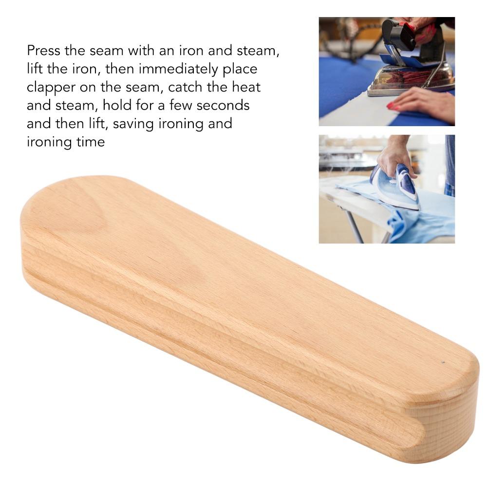 Steam Ironing Beech Wood Tailor Clapper Eco Friendly Ergonomic Design Clapper Sewing Tool Wooden Clapper Garment Making