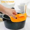Duckbill Shape Drainer Pot Edge Pour Soup Funnel Reusable Strainer Easy Pour Deflector Spill Prevention Kitchen Accessories