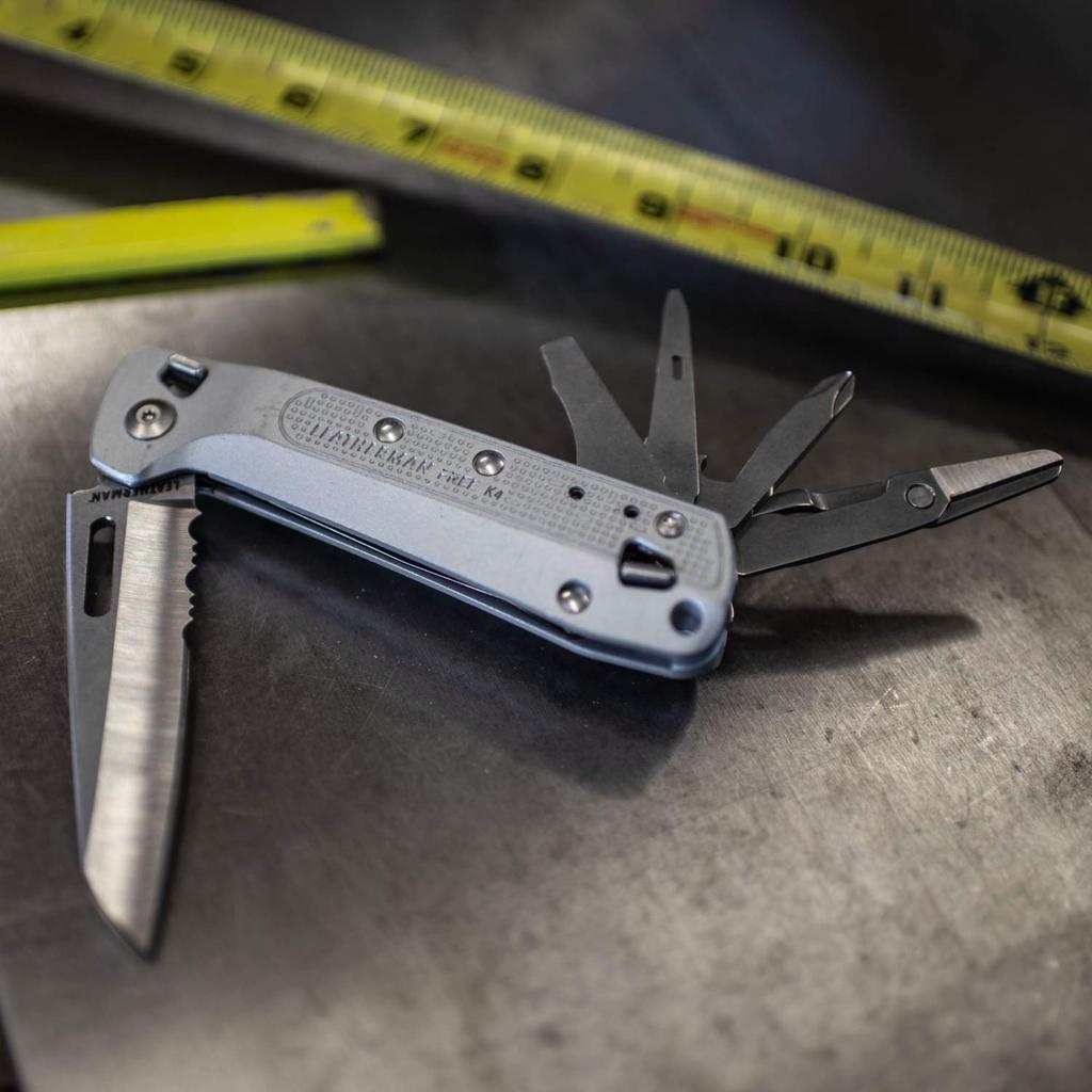 LEATHERMAN Knife FREE K4X Japanese 25 Year Warranty Multi-Tool [Genuine Product]