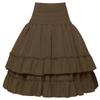 Victorian Renaissance Double-Layer High-Waisted Women's Halloween Costume Dress