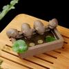 ZiSha Teetier Lila Ton Teetier Kleine Schweine Trinken Wasser Chinesisches Grobkeramik Kung Fu Teegeschirr Heimdeko Zubehör