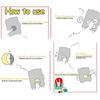 50PCS Christmas Aesthetic Graffiti Stickers Waterproof Cartoon DIY Laptop Stickers PVC Gift Phone Stickers