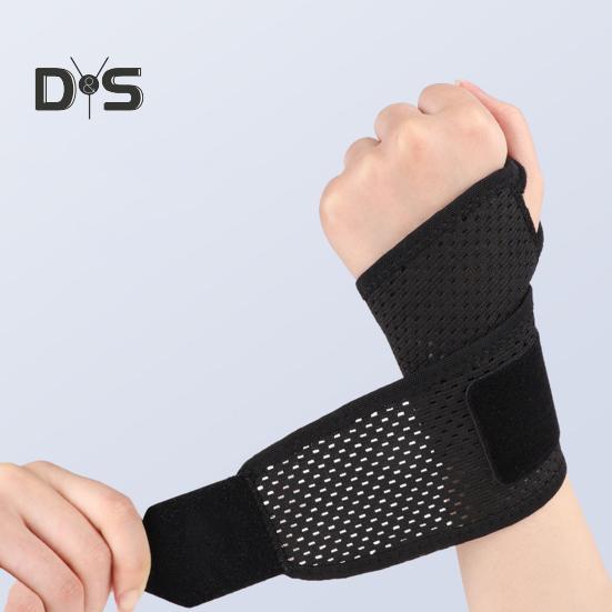 1pc Support de Poignet Sportif Réglable Respirant Sangle de Maintien du Poignet Homme Femme Fitness Enveloppement de Poignet Arthrite Tendinite Soulagement de la Douleur Manchon de Compression