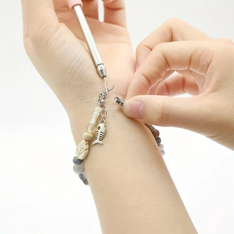 Hilfe Tragen Armband Werkzeug Partner Schmuckhelfer Befestigungshilfe Schnell Öffnen Einhakwerkzeug Zangen Verschlüsse Bänder Reißverschluss Handwerk