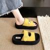 Small Height-increasing Platform Slippers Women's Summer Wear 2025 New Internet Celebrity Velcro Cool Slippers Beach Flip