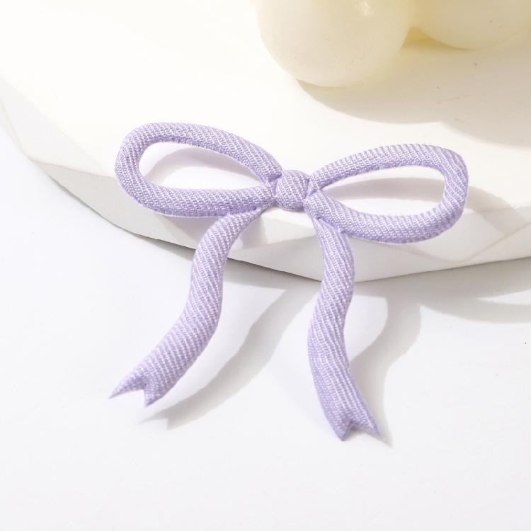 Attachable Polyester Bows Applique For Clothing Accessories DIY Hair Decors Fabric Craft Supplies Design