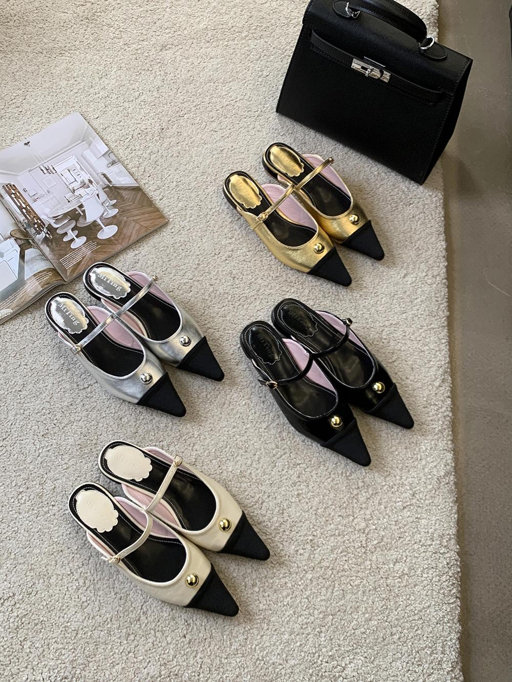 мода Модные женские тапочки-слайды разноцветные золотые серебряные бежевые черные 2024 — фото 3