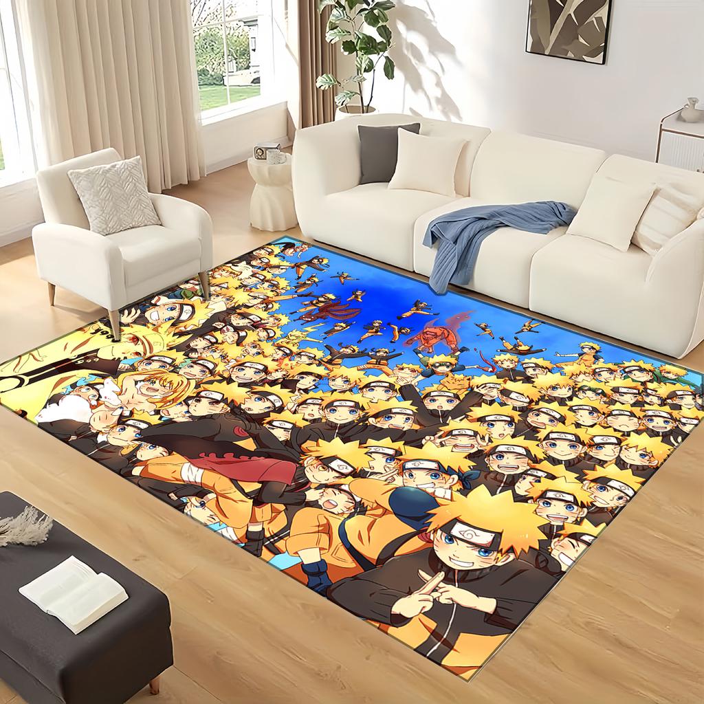 Anime 3D I-IItachii Cartoon Large Carpet Rug for Home Living Room Bedroom Sofa Doormat Decor,Area Rug Non-slip Floor Mat Gift