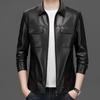 Men's Lambskin Casual Lapel Leather Jacket