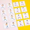 Sport Wooden Man Material DIY Puzzle Toys Boards Educational Game Early Learning Toy for Children Preschool Fine Motor Training